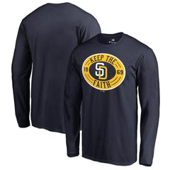 San Diego Padres Hometown Collection Keep the Faith Long Sleeve T-Shirt Discount