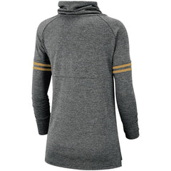 New Orleans Saints Women's Historic Marks Long Sleeve Tri-Blend Funnel Sweatshirt - Black - Nike
