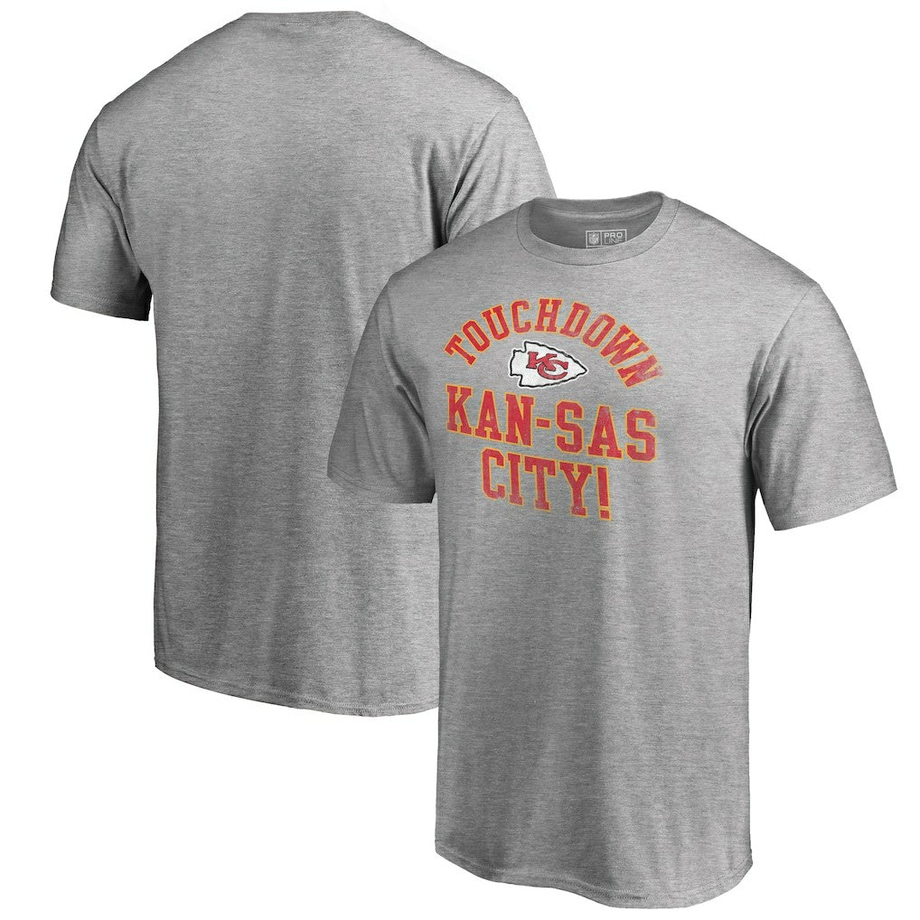 Kansas City Chiefs Hometown Collection TD-KC T-Shirt - Heather Gray - NFL