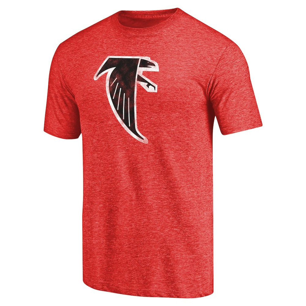 Atlanta Falcons Throwback Logo Tri-Blend T-Shirt - Red - NFL