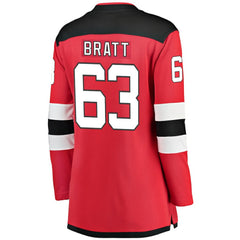 Jesper Bratt New Jersey Devils Fanatics Women's Home Breakaway Player Jersey - Red | Fanatics sale