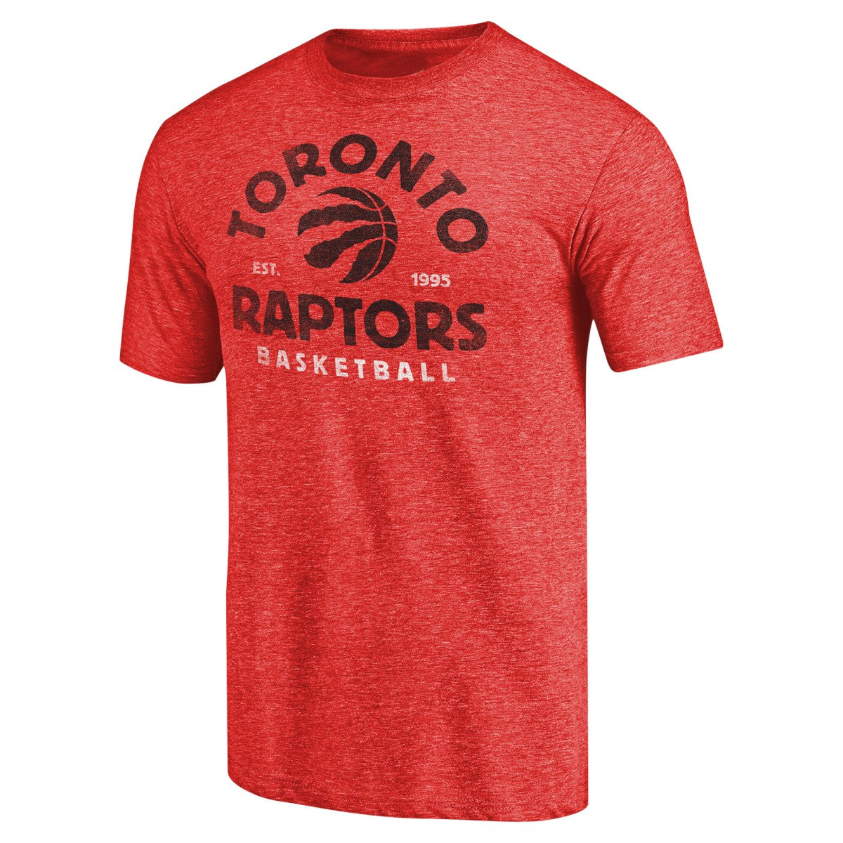 Toronto Raptors Vintage Arch Tri-Blend T-Shirt Red