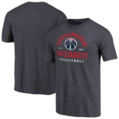 Washington Wizards Vintage Arch Tri-Blend T-Shirt Navy