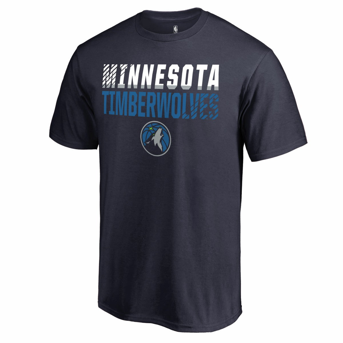 Minnesota Timberwolves Fade Out T-Shirt Navy