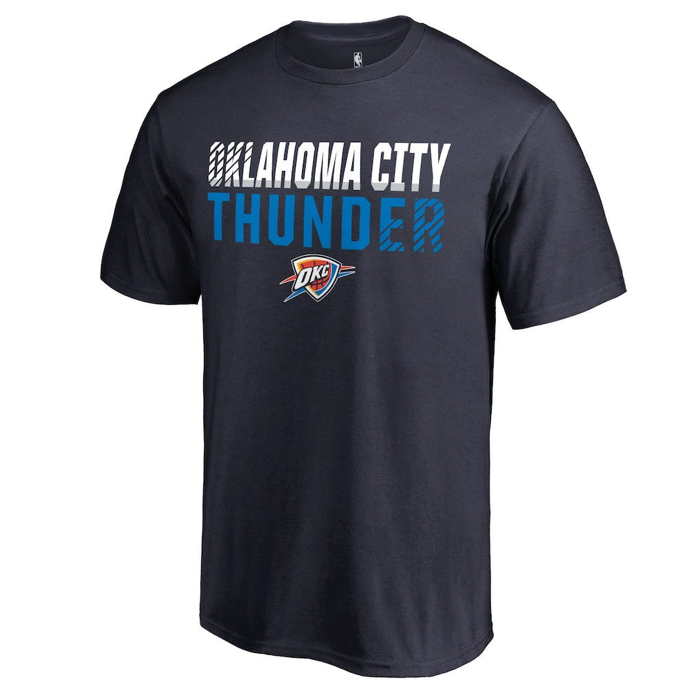 Oklahoma City Thunder Fade Out T-Shirt Navy