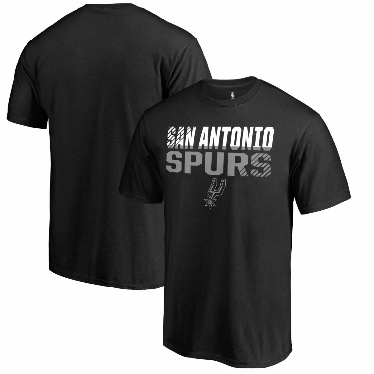 San Antonio Spurs Fade Out T-Shirt Black