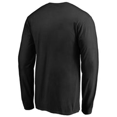 Portland Trail Blazers Onside Stripe Long Sleeve T-Shirt Black
