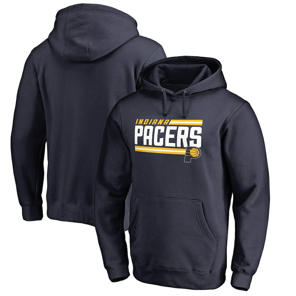 Indiana Pacers Onside Stripe Pullover Hoodie Navy