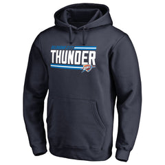 Oklahoma City Thunder Onside Stripe Pullover Hoodie Navy