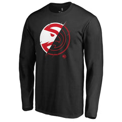 Atlanta Hawks X-Ray Long Sleeve T-Shirt Black