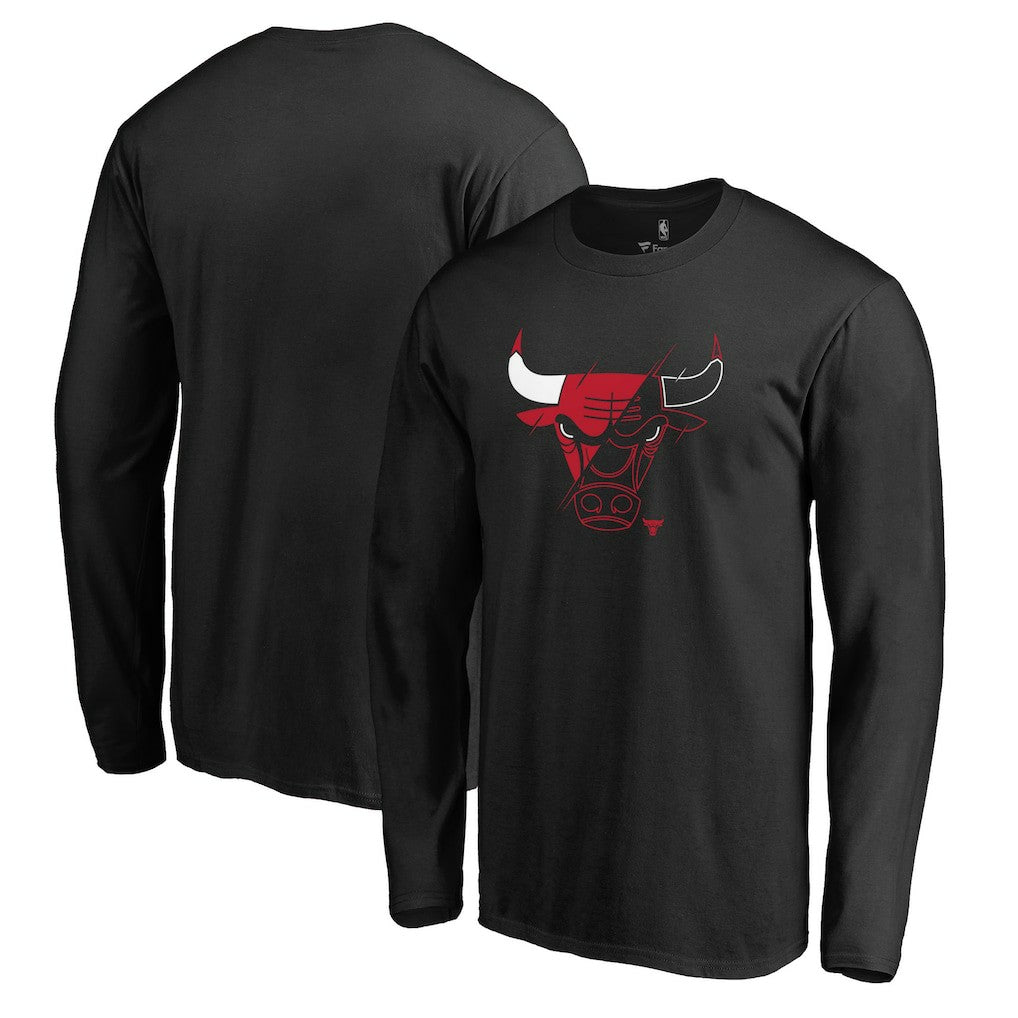 Chicago Bulls X-Ray Long Sleeve T-Shirt Black