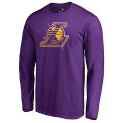 Los Angeles Lakers X-Ray Long Sleeve T-Shirt Purple