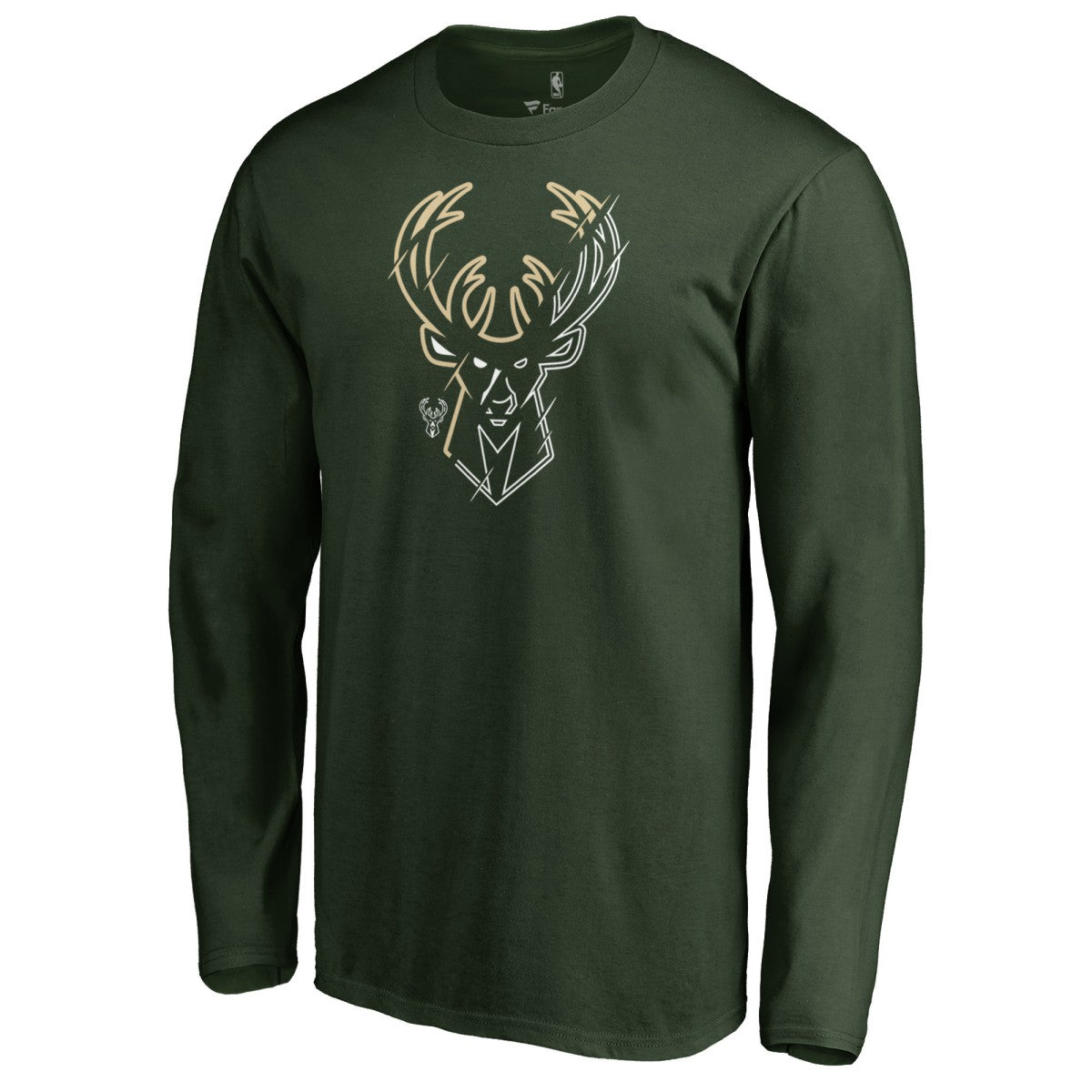 Milwaukee Bucks X-Ray Long Sleeve T-Shirt Green