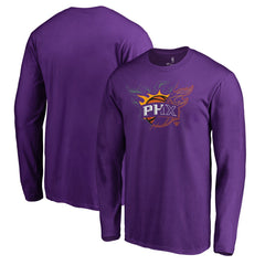 Phoenix Suns X-Ray Long Sleeve T-Shirt Purple