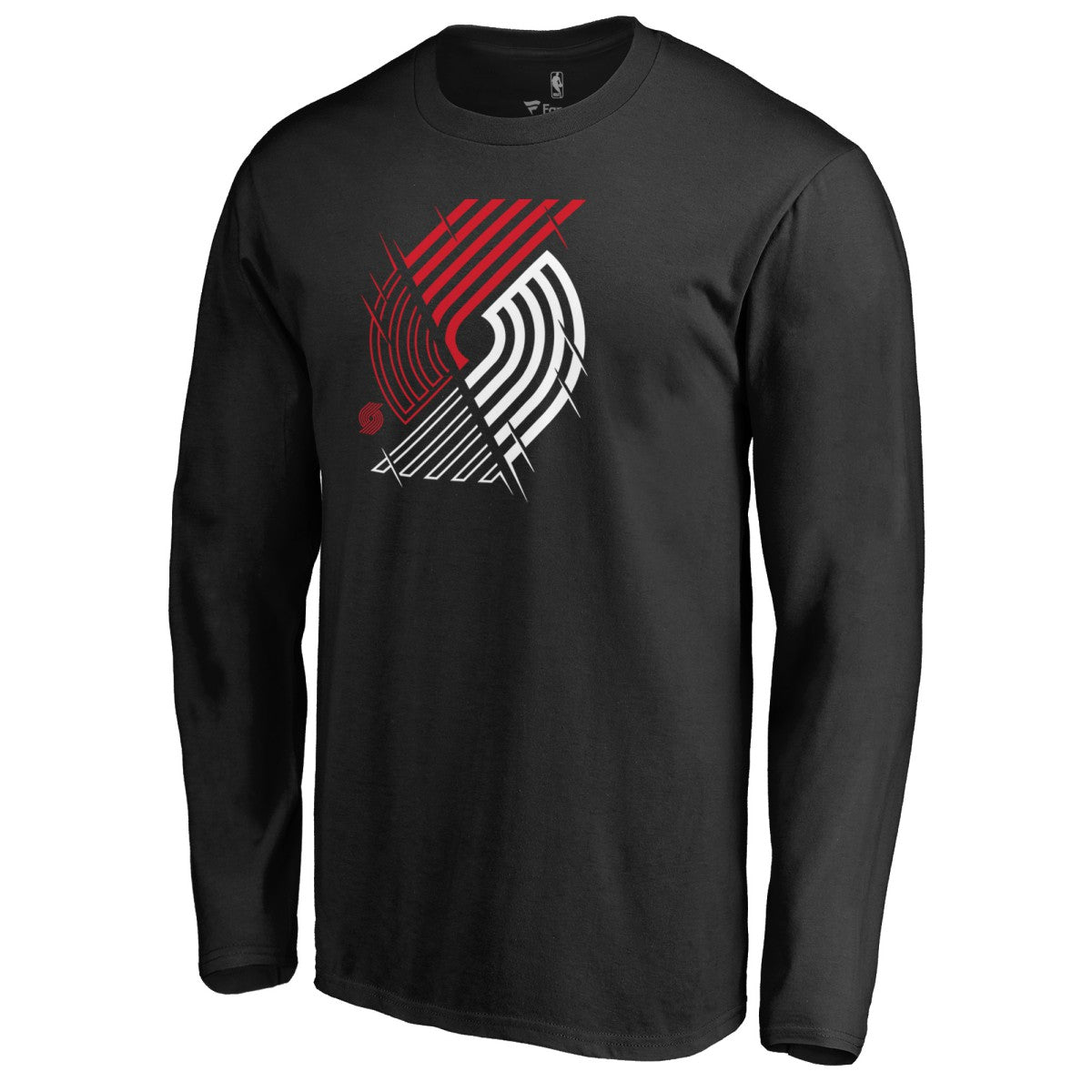 Portland Trail Blazers X-Ray Long Sleeve T-Shirt Black