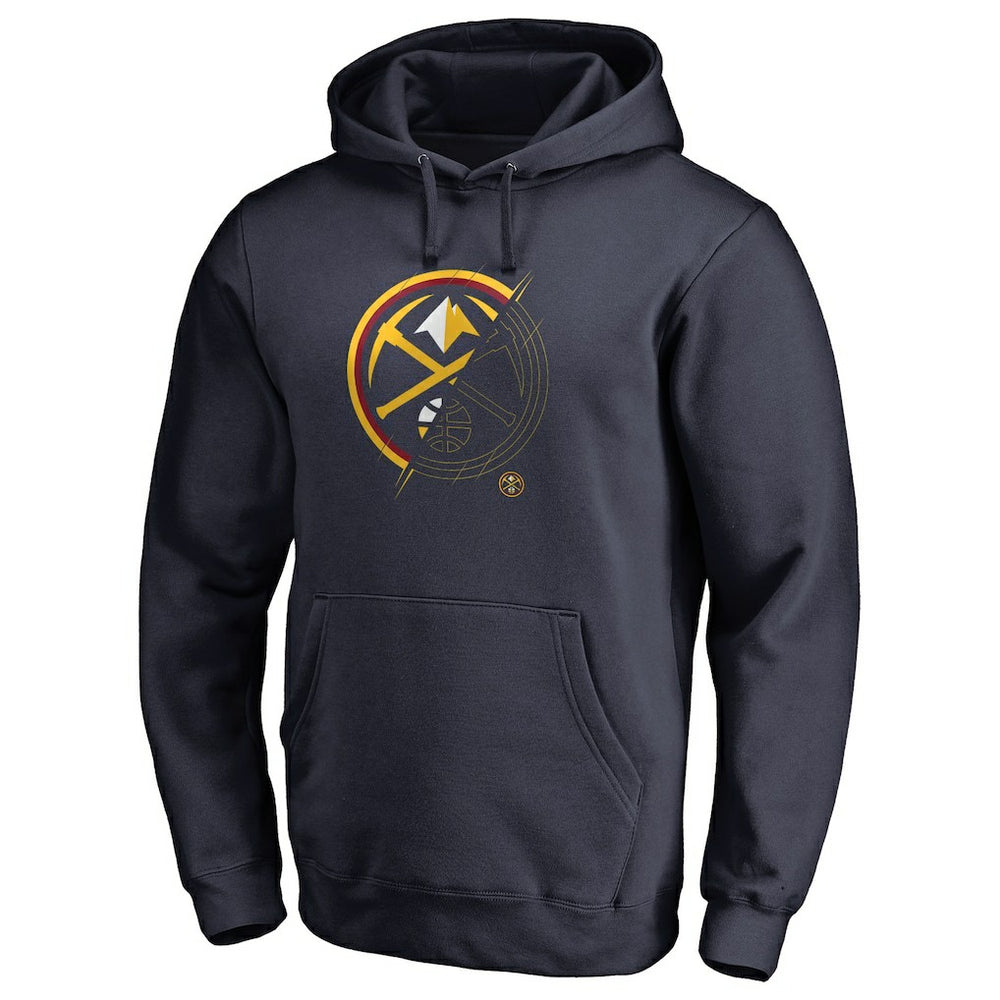 Denver Nuggets X-Ray Pullover Hoodie Navy