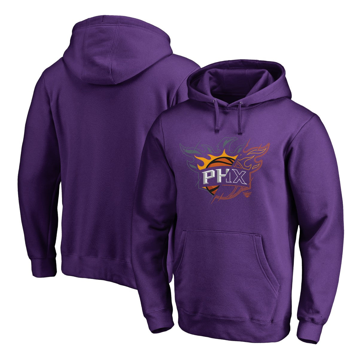 Phoenix Suns X-Ray Pullover Hoodie Purple