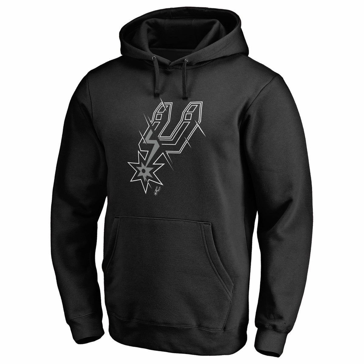 San Antonio Spurs X-Ray Pullover Hoodie Black