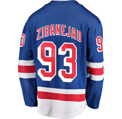 Mika Zibanejad New York Rangers Fanatics Home Breakaway Player Jersey - Blue | Fanatics sale