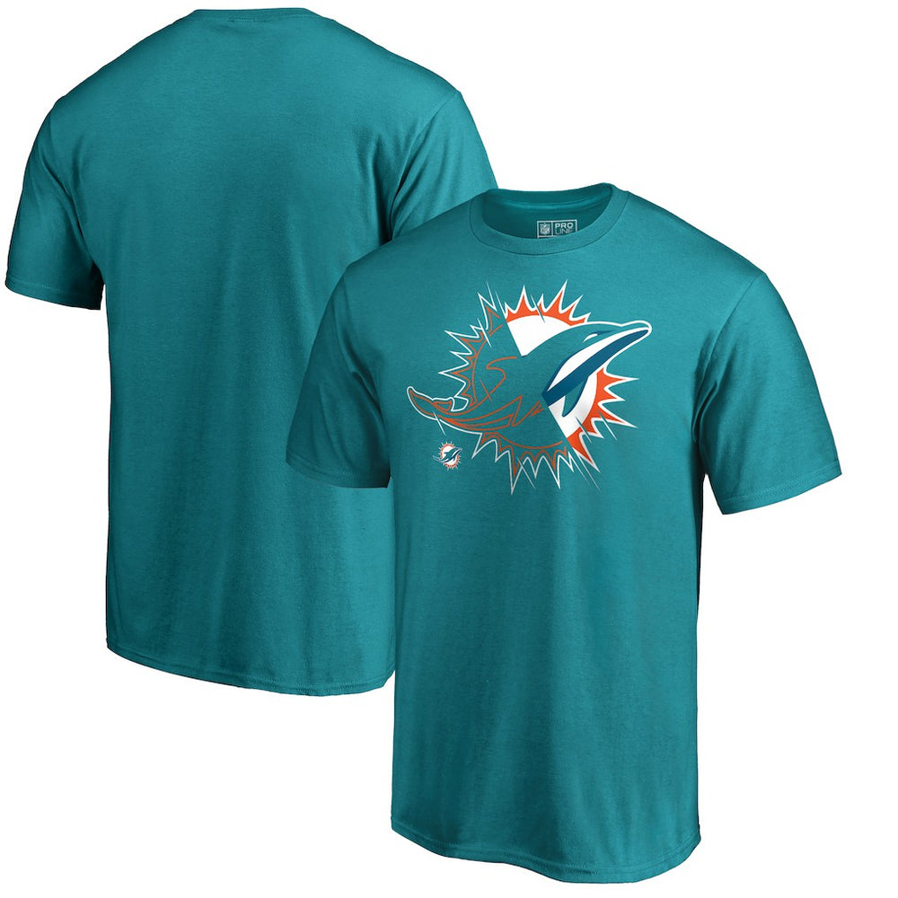 Miami Dolphins X-Ray T-Shirt - Aqua - NFL