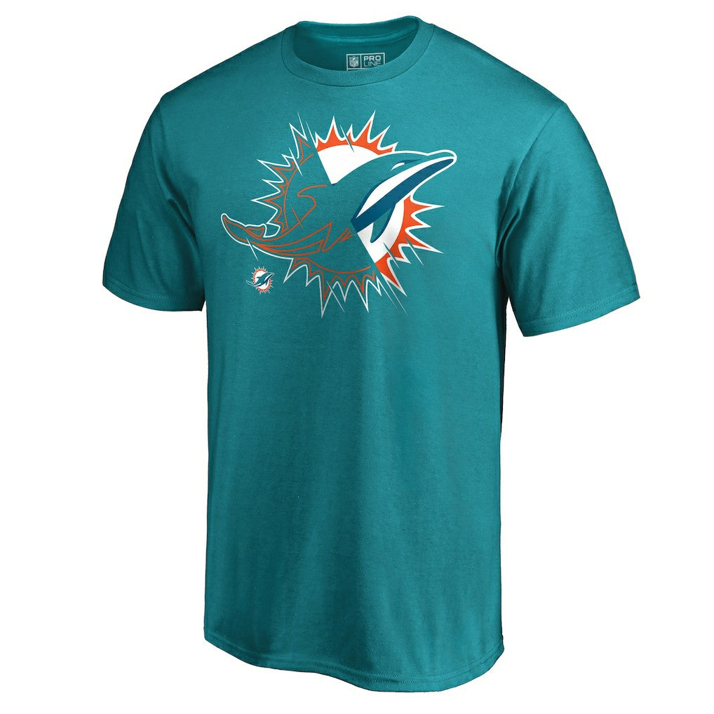 Miami Dolphins X-Ray T-Shirt - Aqua - NFL