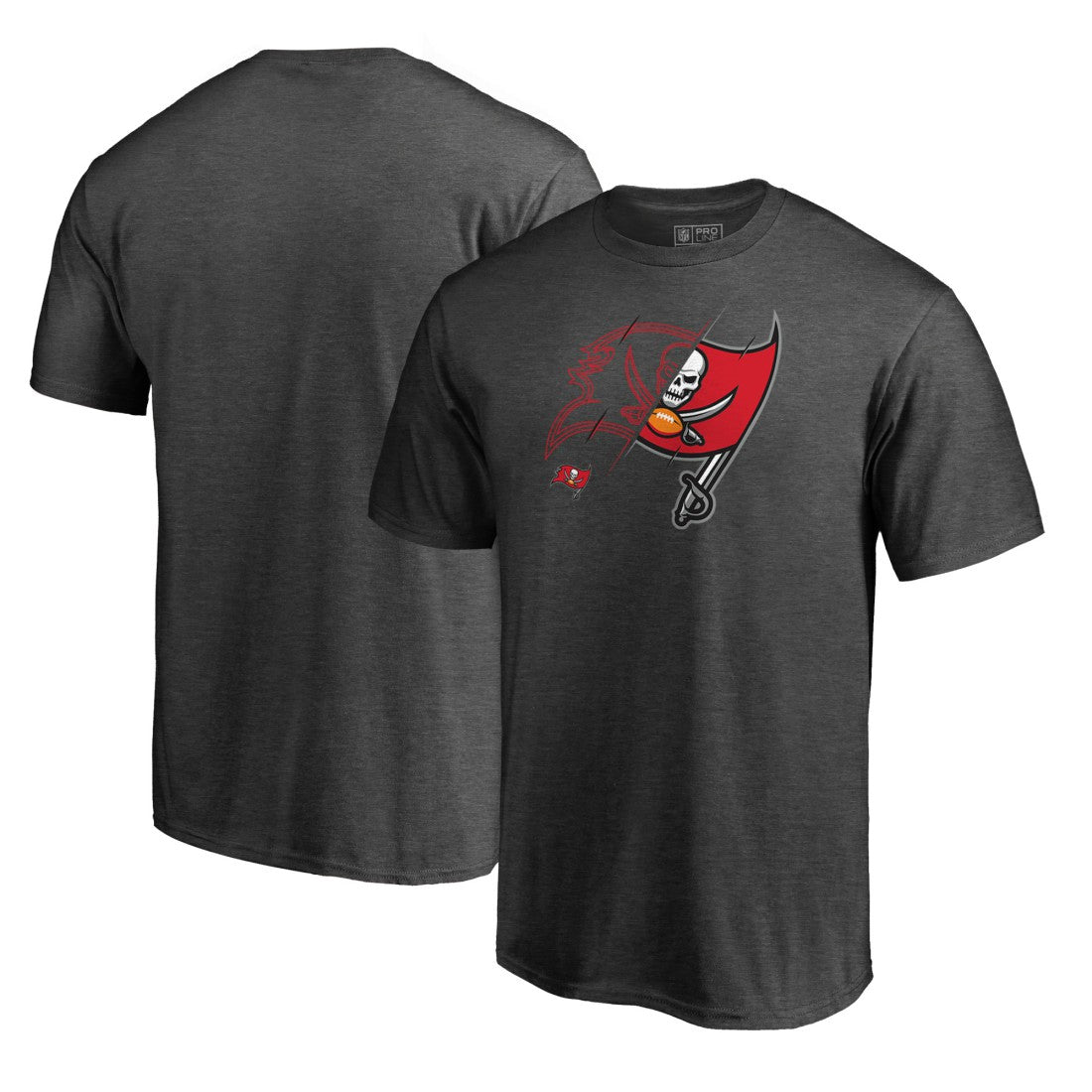 Tampa Bay Buccaneers X-Ray T-Shirt - Heathered Gray - NFL