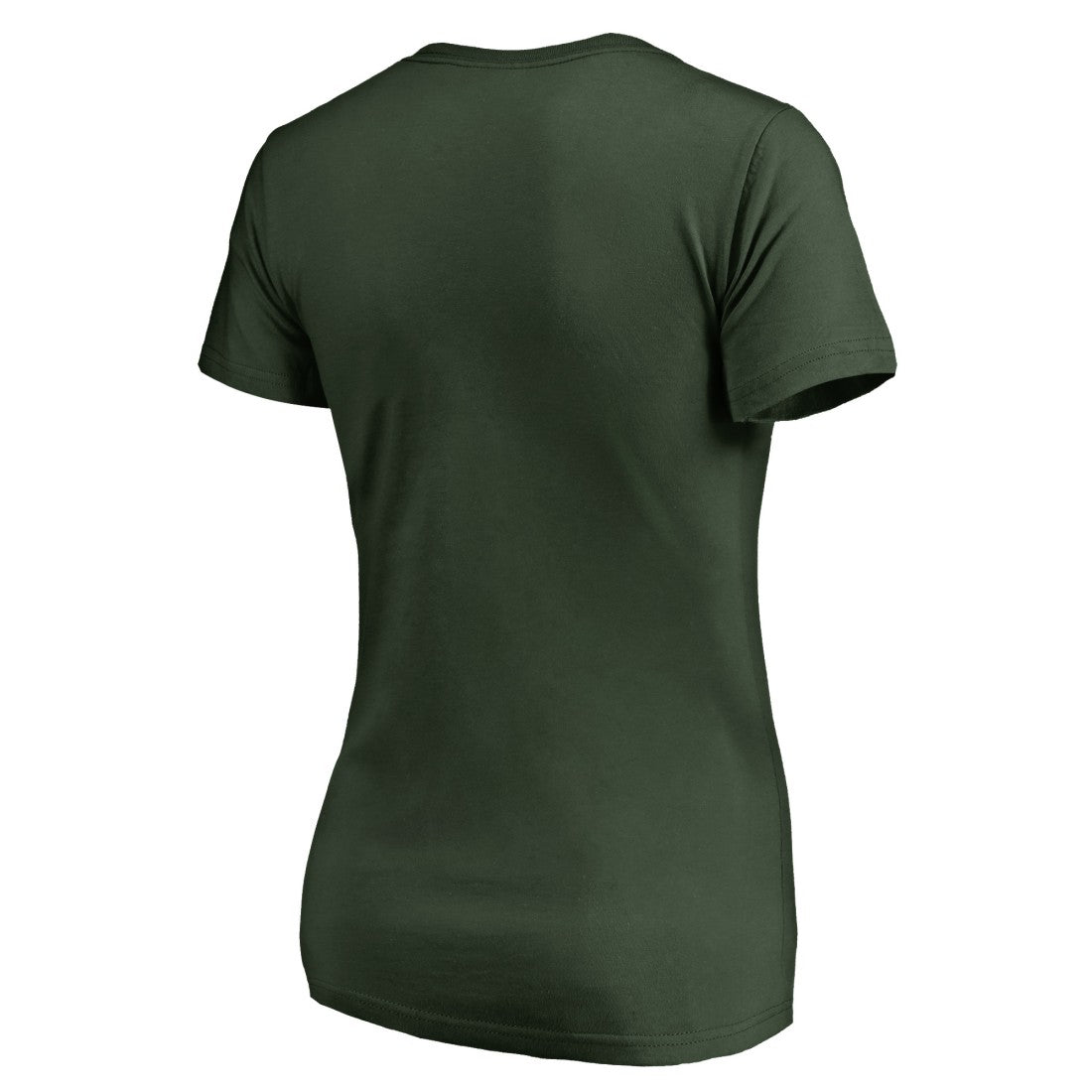 Green Bay Packers Women's X-Ray Slim Fit V-Neck T-Shirt - Green - NFL