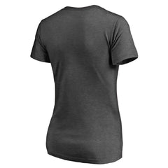 Tampa Bay Buccaneers Women's X-Ray Slim Fit V-Neck T-Shirt - Heathered Gray - NFL