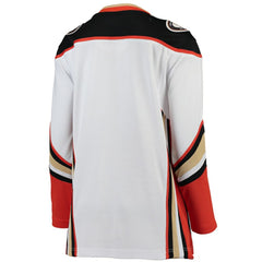 Anaheim Ducks Fanatics Women's Away Breakaway Jersey - White | Fanatics Lifestyle