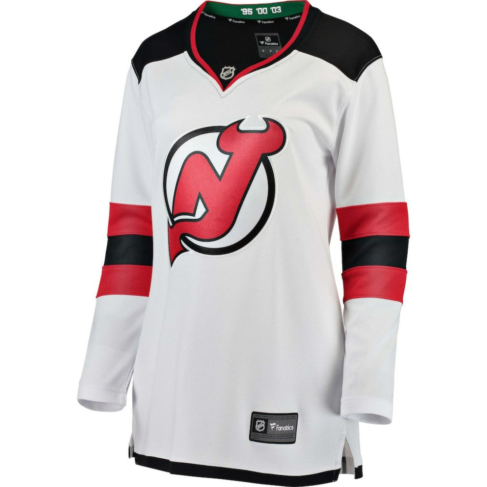 New Jersey Devils Fanatics Women's Away Breakaway Jersey - White | Fanatics near me