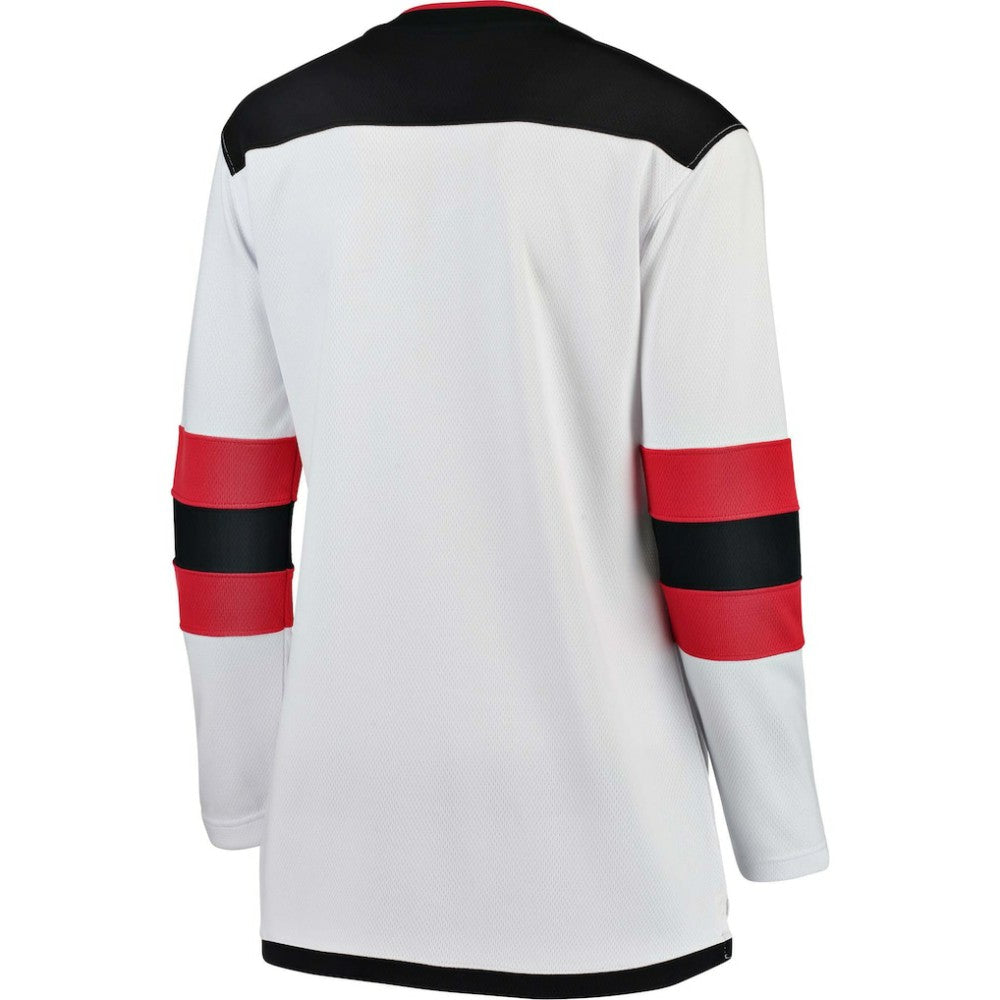 New Jersey Devils Fanatics Women's Away Breakaway Jersey - White | Fanatics near me