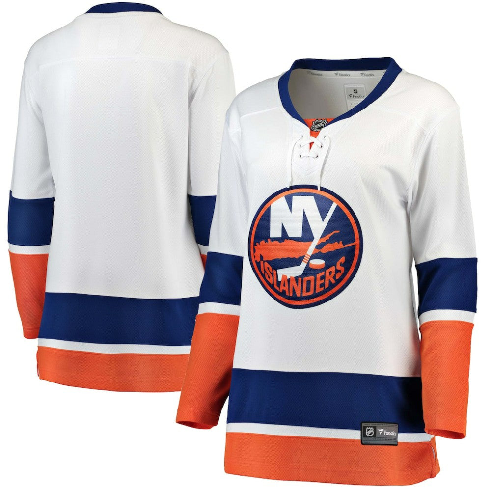 New York Islanders Fanatics Women's Away Breakaway Jersey - White | Fanatics Lifestyle