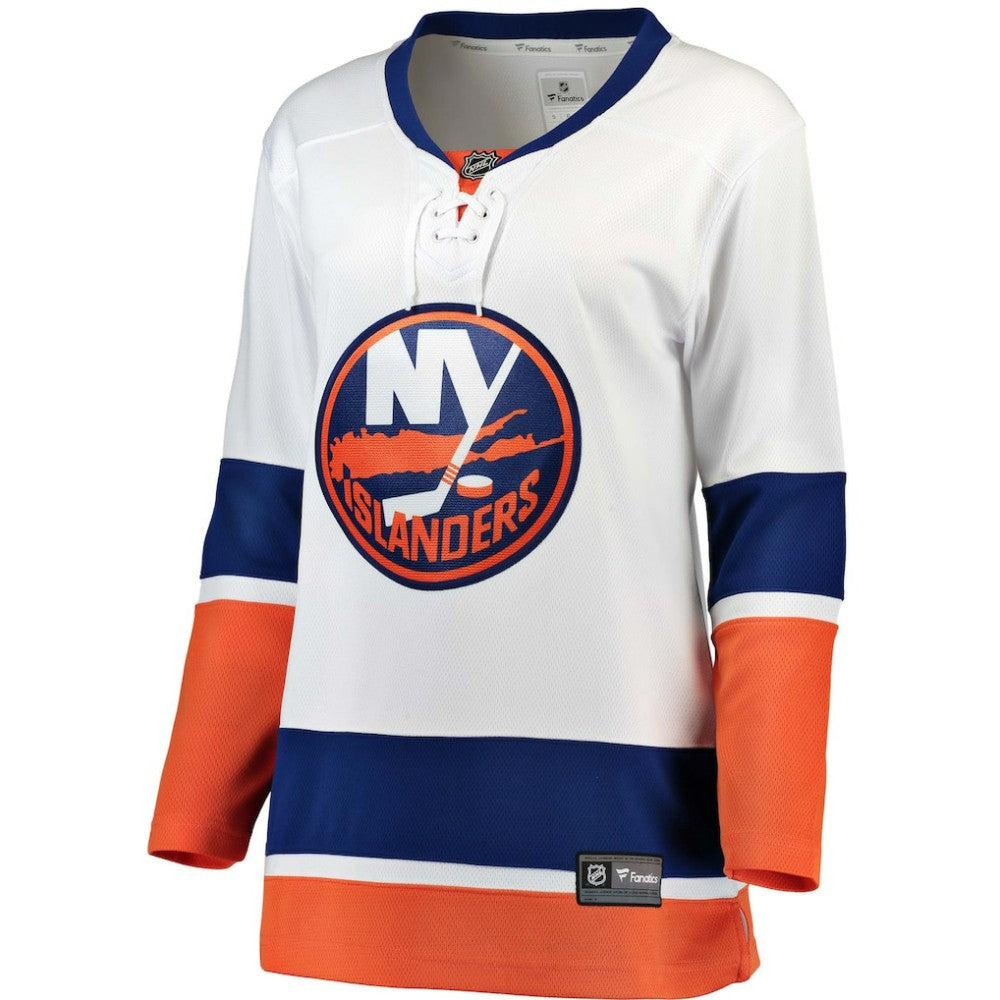 New York Islanders Fanatics Women's Away Breakaway Jersey - White | Fanatics Lifestyle