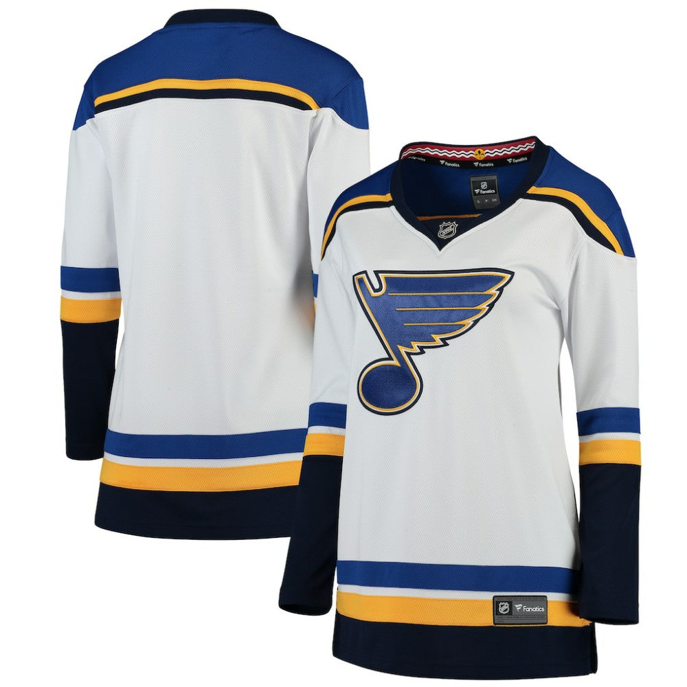 St. Louis Blues Fanatics Women's Away Breakaway Jersey - White | Fanatics on sale
