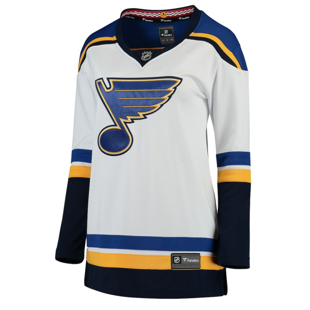 St. Louis Blues Fanatics Women's Away Breakaway Jersey - White | Fanatics on sale