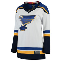 St. Louis Blues Fanatics Women's Away Breakaway Jersey - White | Fanatics on sale