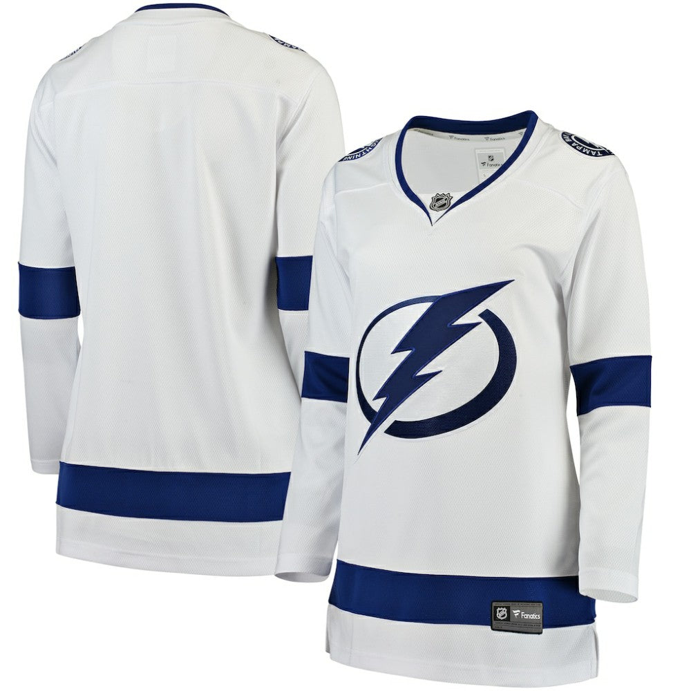 Tampa Bay Lightning Fanatics Women's Away Breakaway Jersey - White | Fanatics discount