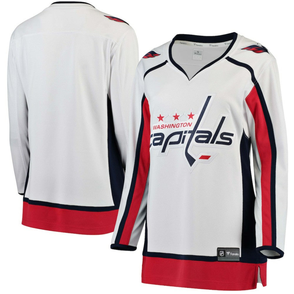 Washington Capitals Fanatics Women's Away Breakaway Jersey - White | Fanatics discount