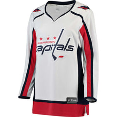 Washington Capitals Fanatics Women's Away Breakaway Jersey - White | Fanatics discount