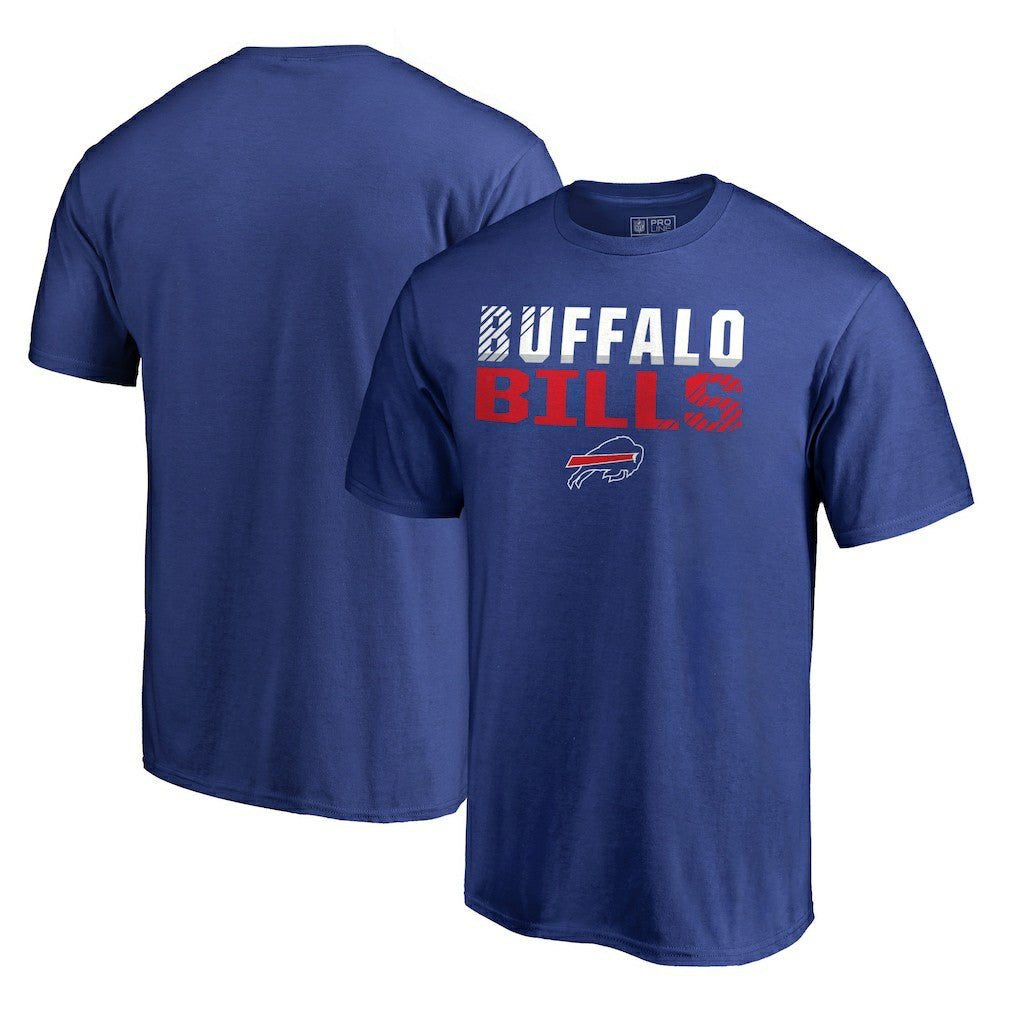 Buffalo Bills Iconic Collection Fade Out T-Shirt - Royal - NFL