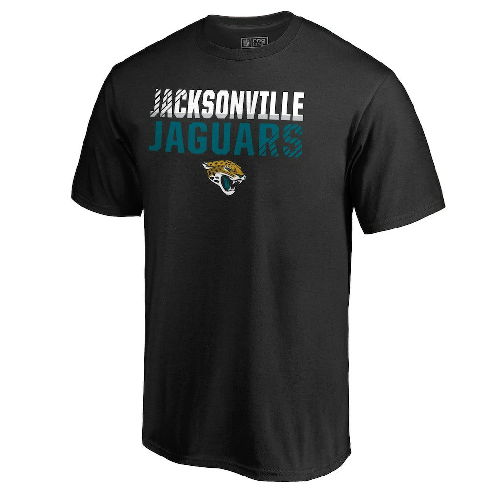 Jacksonville Jaguars Iconic Collection Fade Out T-Shirt - Black - NFL