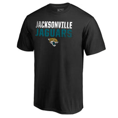 Jacksonville Jaguars Iconic Collection Fade Out T-Shirt - Black - NFL