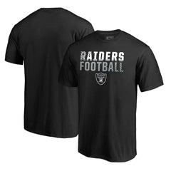 Las Vegas Raiders Iconic Collection Fade Out T-Shirt - Black - NFL