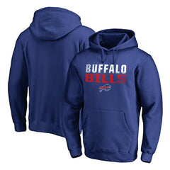 Buffalo Bills Iconic Collection Fade Out Pullover Hoodie - Royal - NFL
