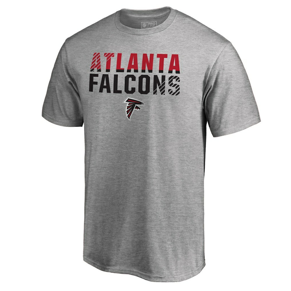Atlanta Falcons Iconic Collection Fade Out T-Shirt - Ash - NFL