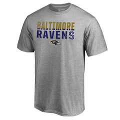Baltimore Ravens Iconic Collection Fade Out T-Shirt - Ash - NFL