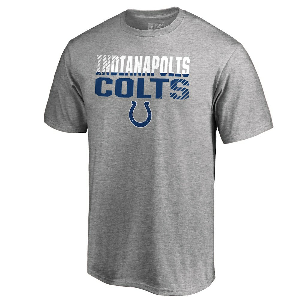 Indianapolis Colts Iconic Collection Fade Out T-Shirt - Ash - NFL