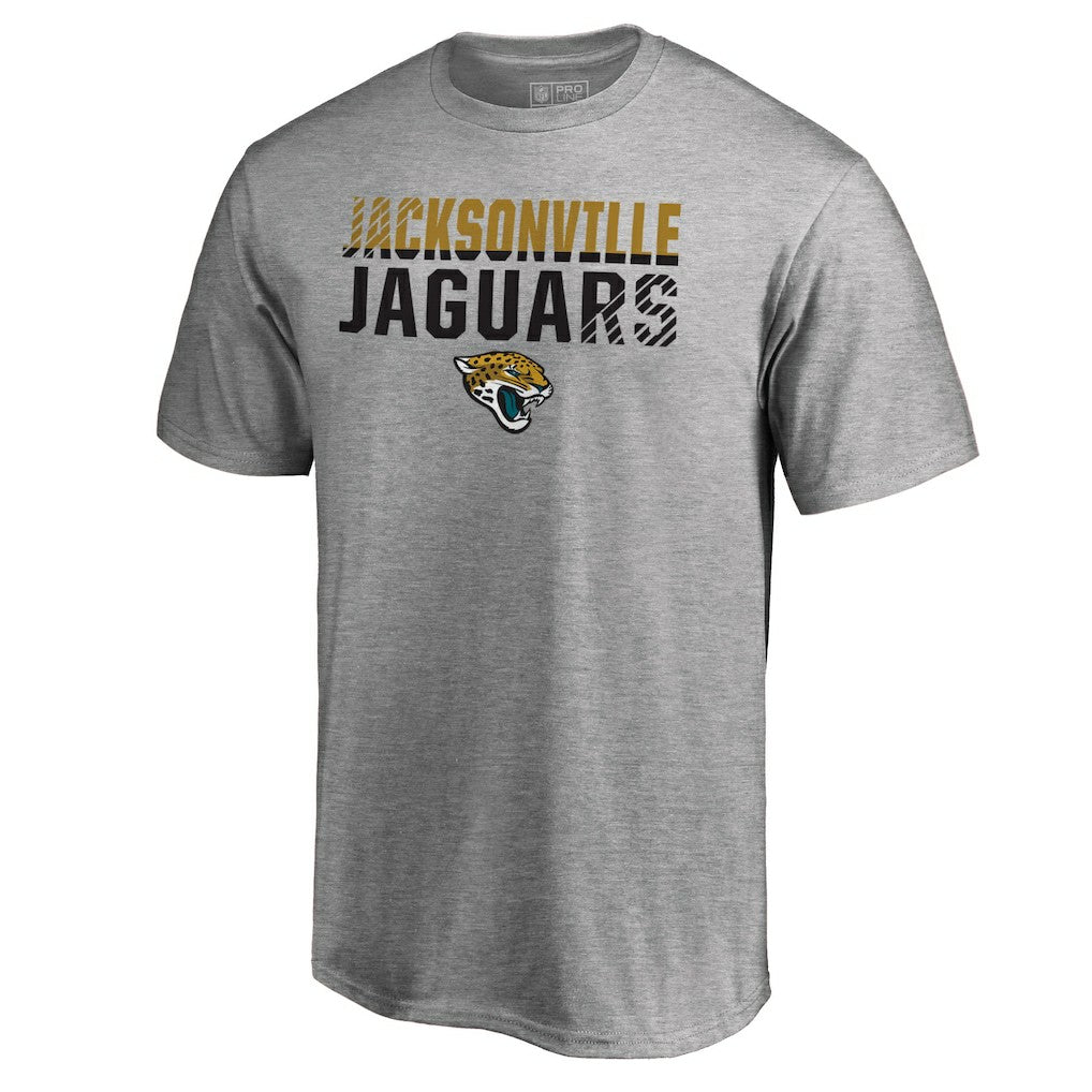 Jacksonville Jaguars Iconic Collection Fade Out T-Shirt - Ash - NFL