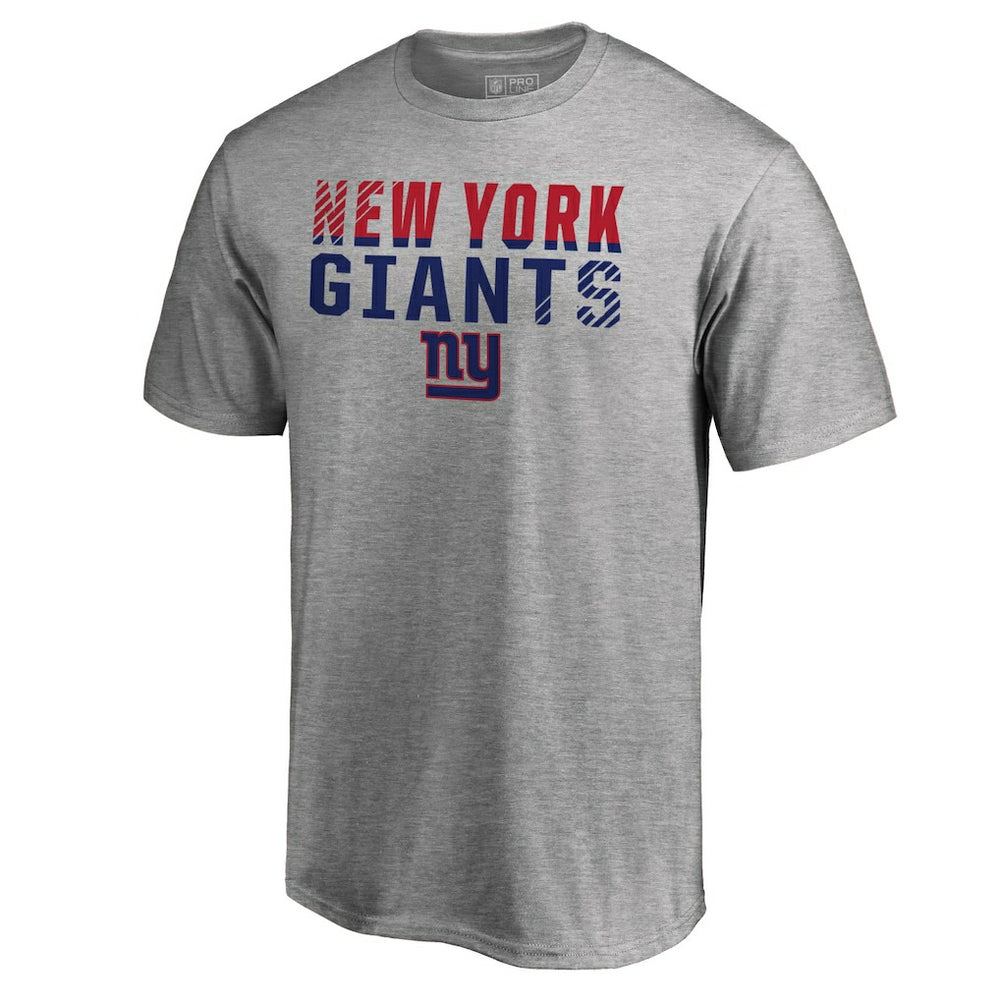 New York Giants Iconic Collection Fade Out T-Shirt - Ash - NFL