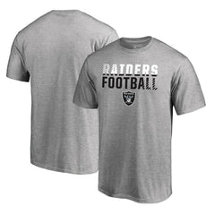 Las Vegas Raiders Iconic Collection Fade Out T-Shirt - Ash - NFL